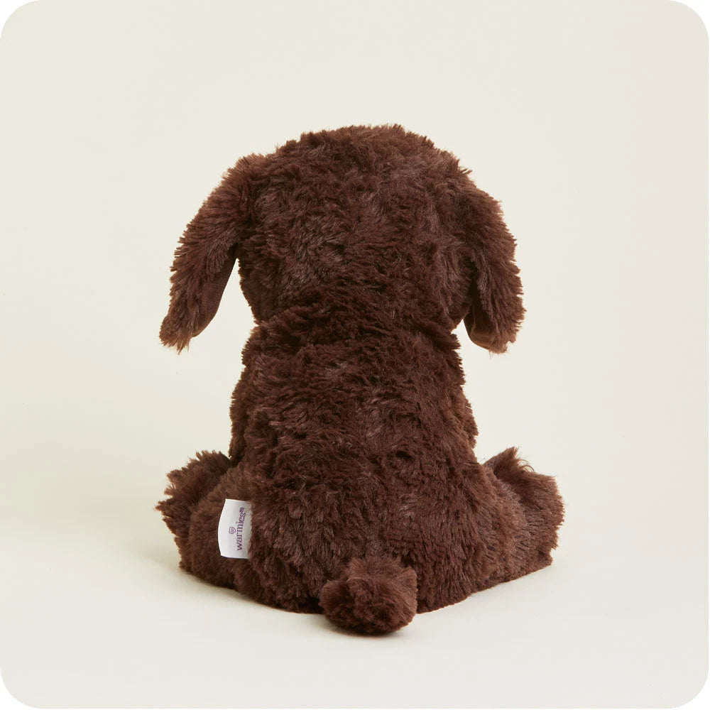 Chocolate Labrador Stuffed Animal with Lavender Scent, Microwave Warmth and a Gently Weighted Feel
