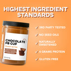 Chocolate Peanut Butter Nut Butter Spread, Smooth 28 Oz Jar with a Milk Chocolate PB Cup Flavor