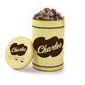 Chocolate Swirl Popcorn Tin