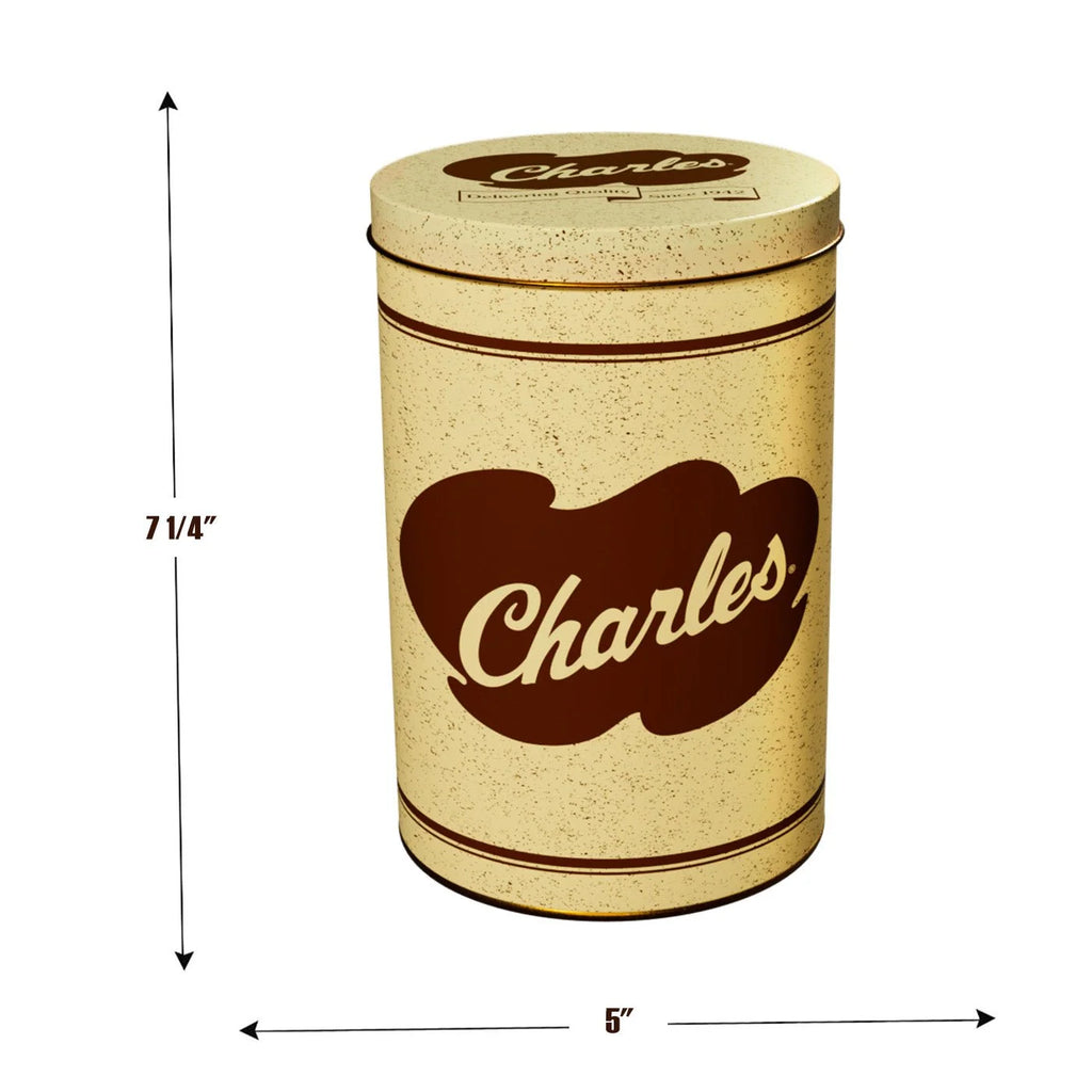 Chocolate Swirl Popcorn Tin