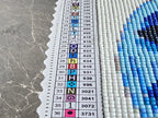 Christmas Diamond Painting Kit with Flower Ball Design, Full Drill Canvas, Square or Round Diamonds and Optional Frame