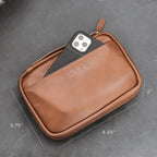 Cigar Travel Case in Full-Grain Italian Leather