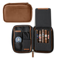 Cigar Travel Case in Full-Grain Italian Leather