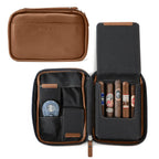 Cigar Travel Case in Full-Grain Italian Leather