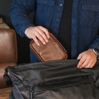 Cigar Travel Case in Full-Grain Italian Leather