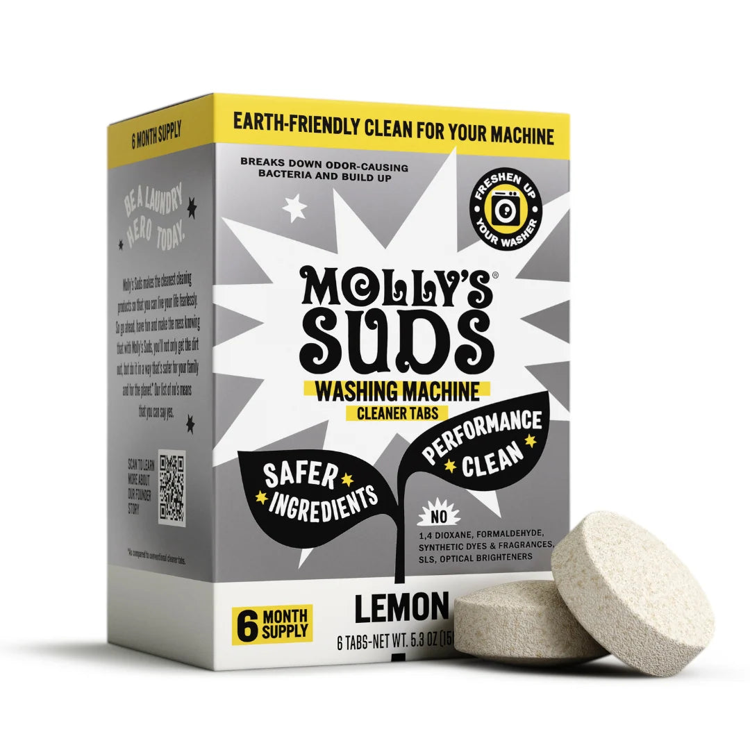 Citrus-Scented Washing Machine Cleaner Tablets, 6 Count