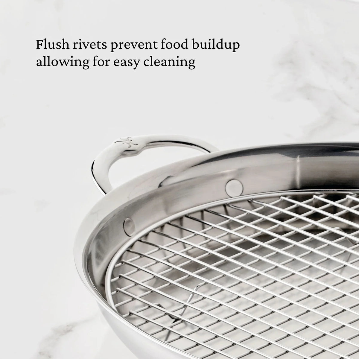 Clad Oval Roasting Pan with Optional Oval Rack, 17.5 x 14 Inch, 5.5 Quart Stainless Steel Bakeware