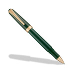 Classic Rollerball Pen with 24k Gold-Plated Appointments, Balanced Lacquered Finish and Four Color Choices