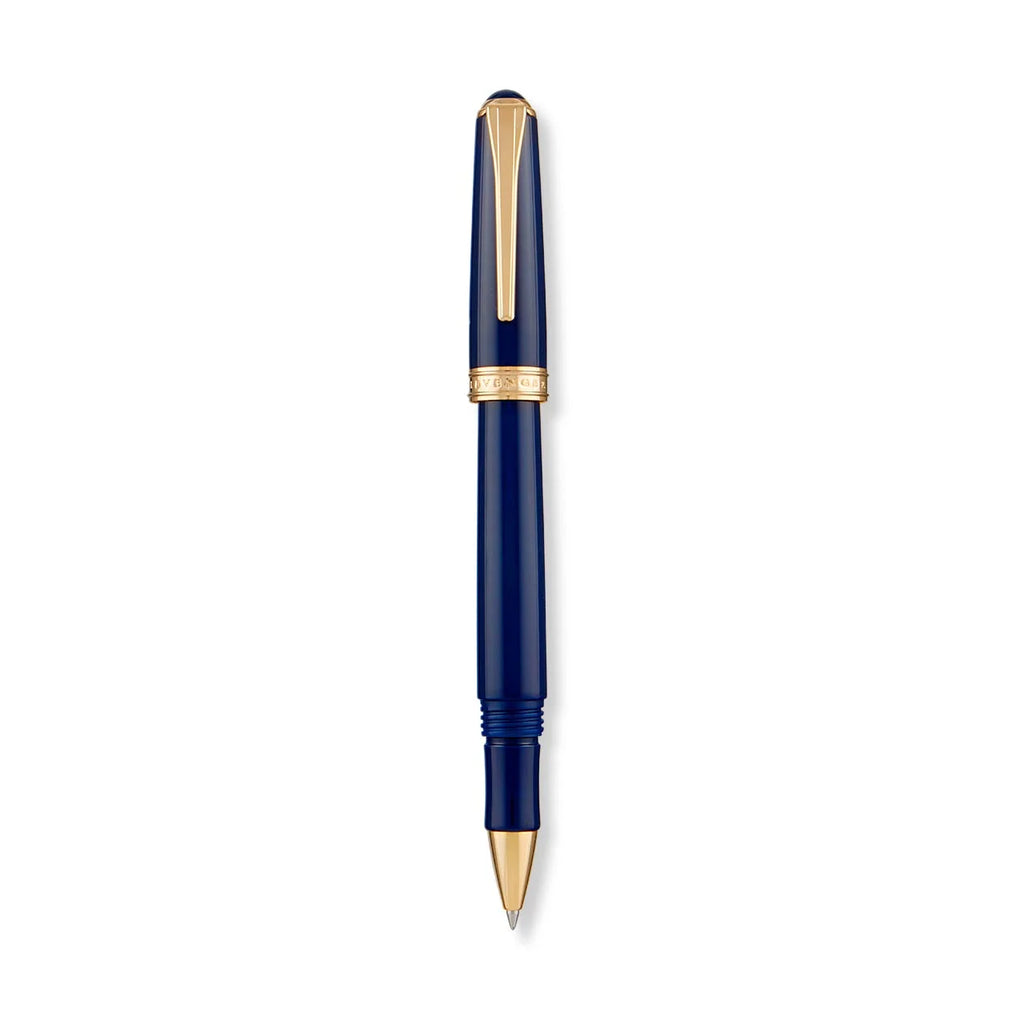 Classic Rollerball Pen with 24k Gold-Plated Appointments, Balanced Lacquered Finish and Four Color Choices