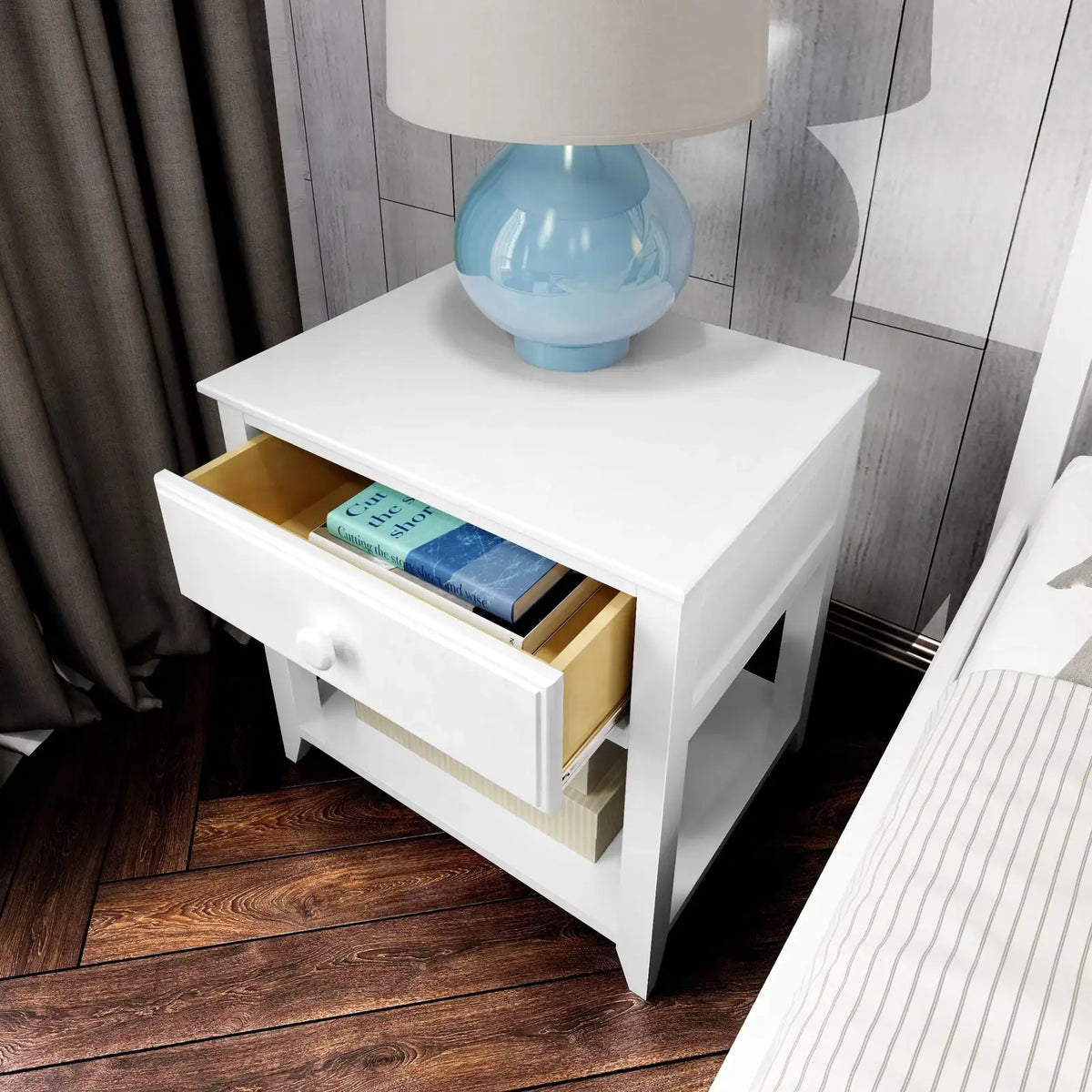 Classic Solid Wood Nightstand
