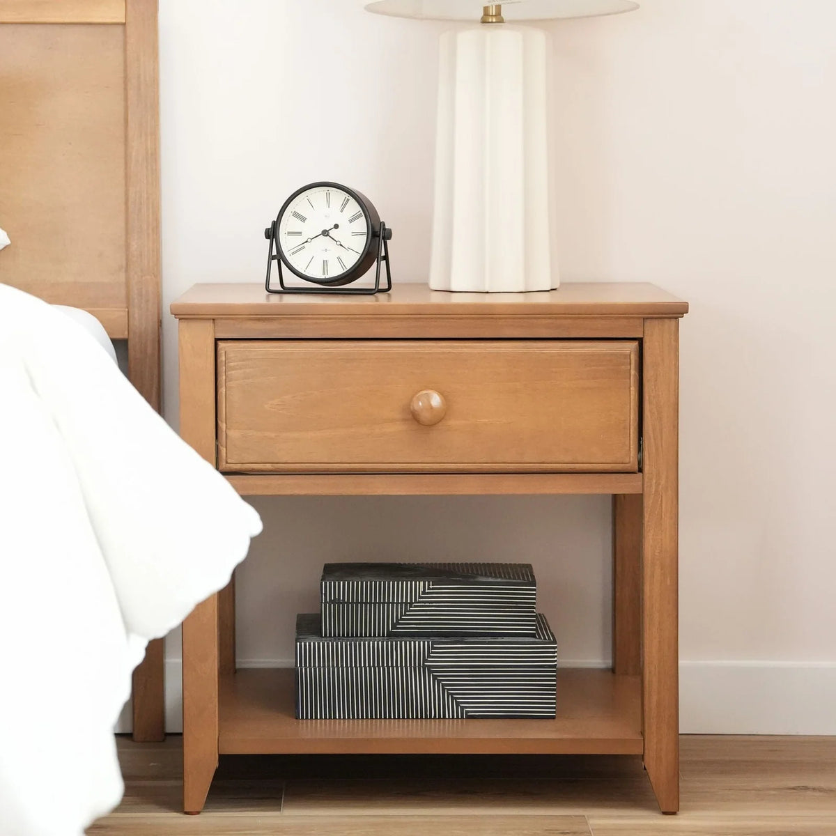 Classic Solid Wood Nightstand