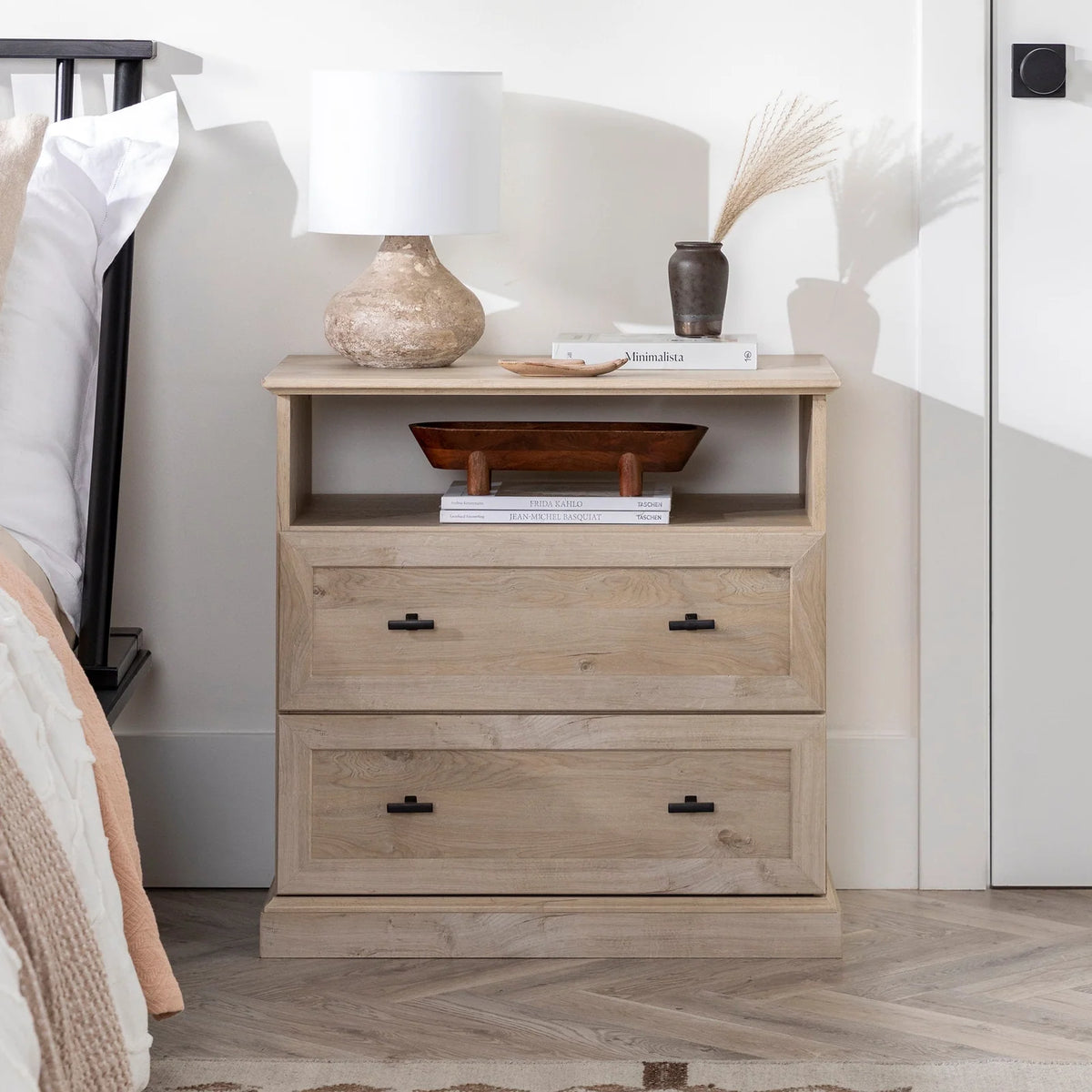 Classic Two-Drawer Nightstand