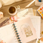 Classic Vertical Planner Extension Pack with Undated Calendar Pages and Nature-Inspired Floral Dividers