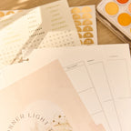 Classic Vertical Planner Extension Pack with Undated Calendar Pages and Nature-Inspired Floral Dividers