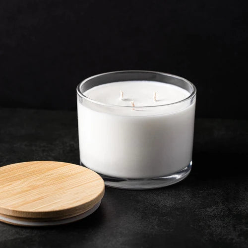 Clear Glass Candle Jars