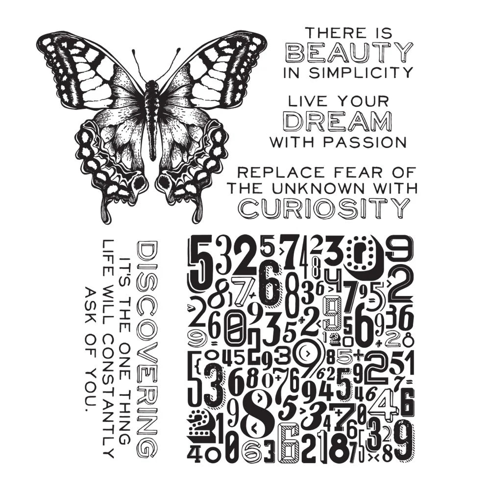 Cling Rubber Stamp Set