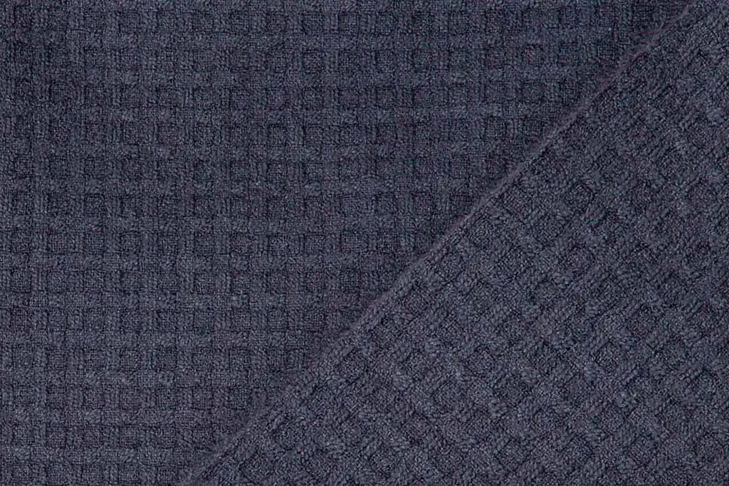 Cloth Napkins in Stone Grey, a Six-Piece Waffle Weave Dinner Set