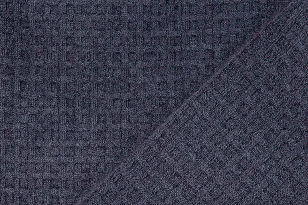 Cloth Napkins in Stone Grey, a Six-Piece Waffle Weave Dinner Set