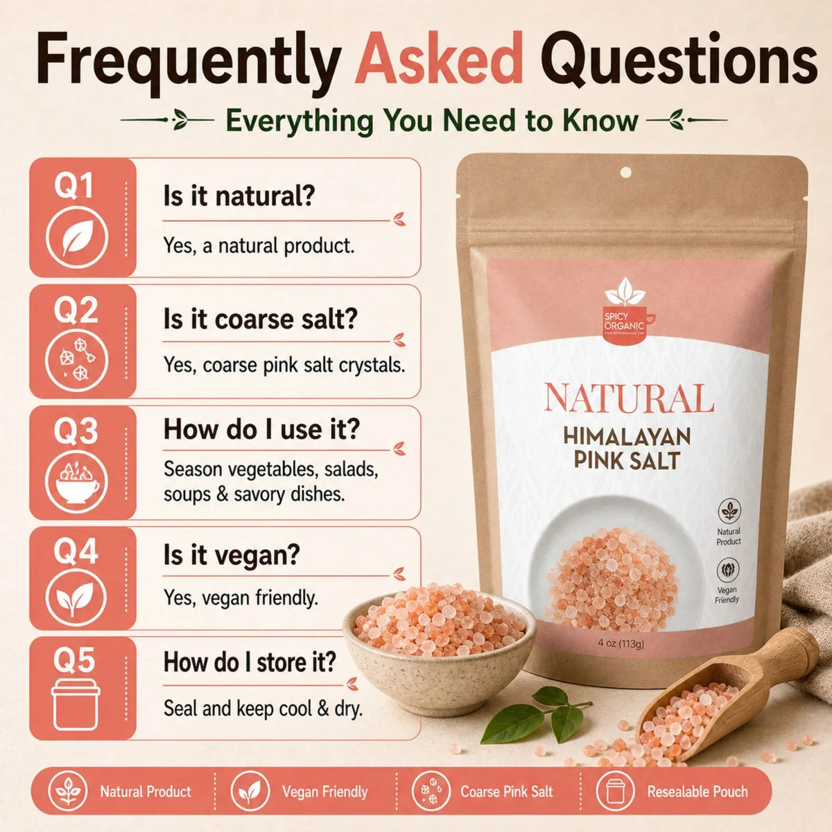 Coarse Himalayan Pink Salt