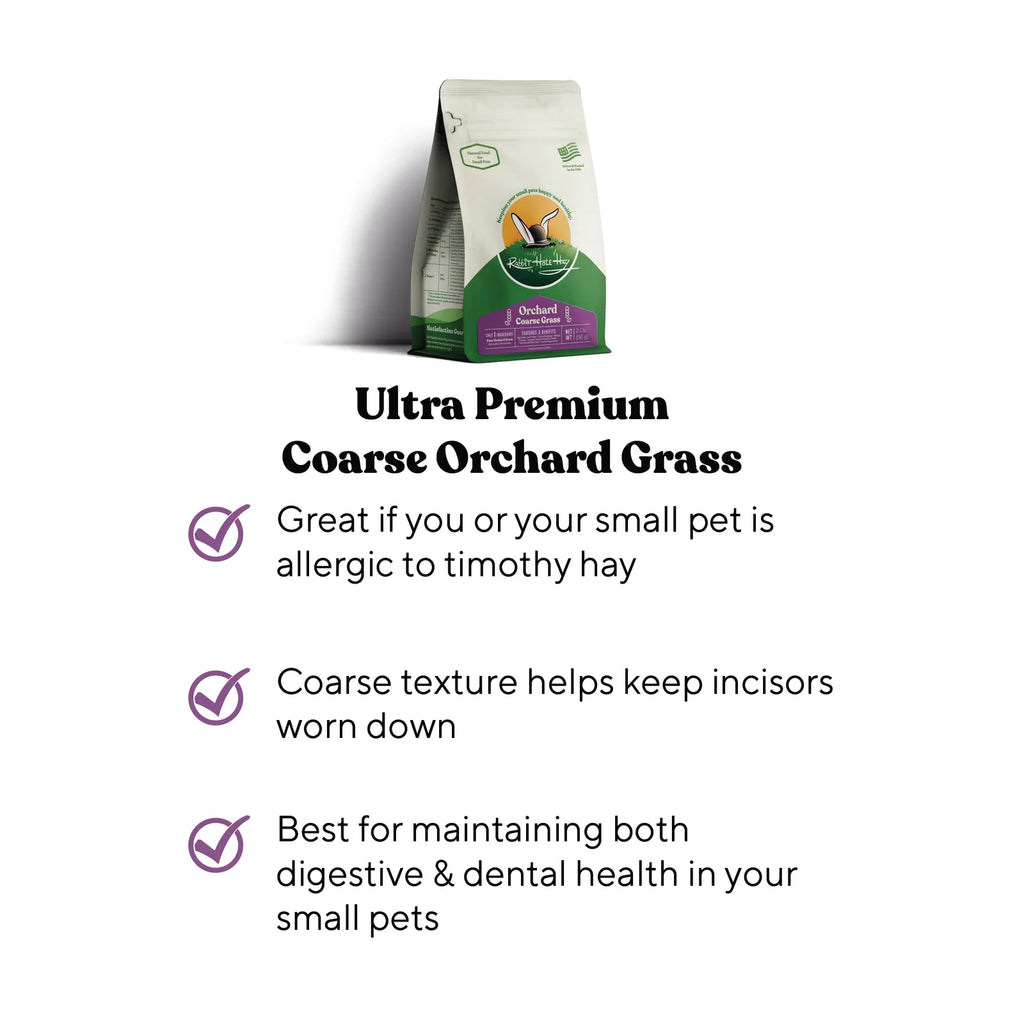 Coarse Orchard Grass Hay