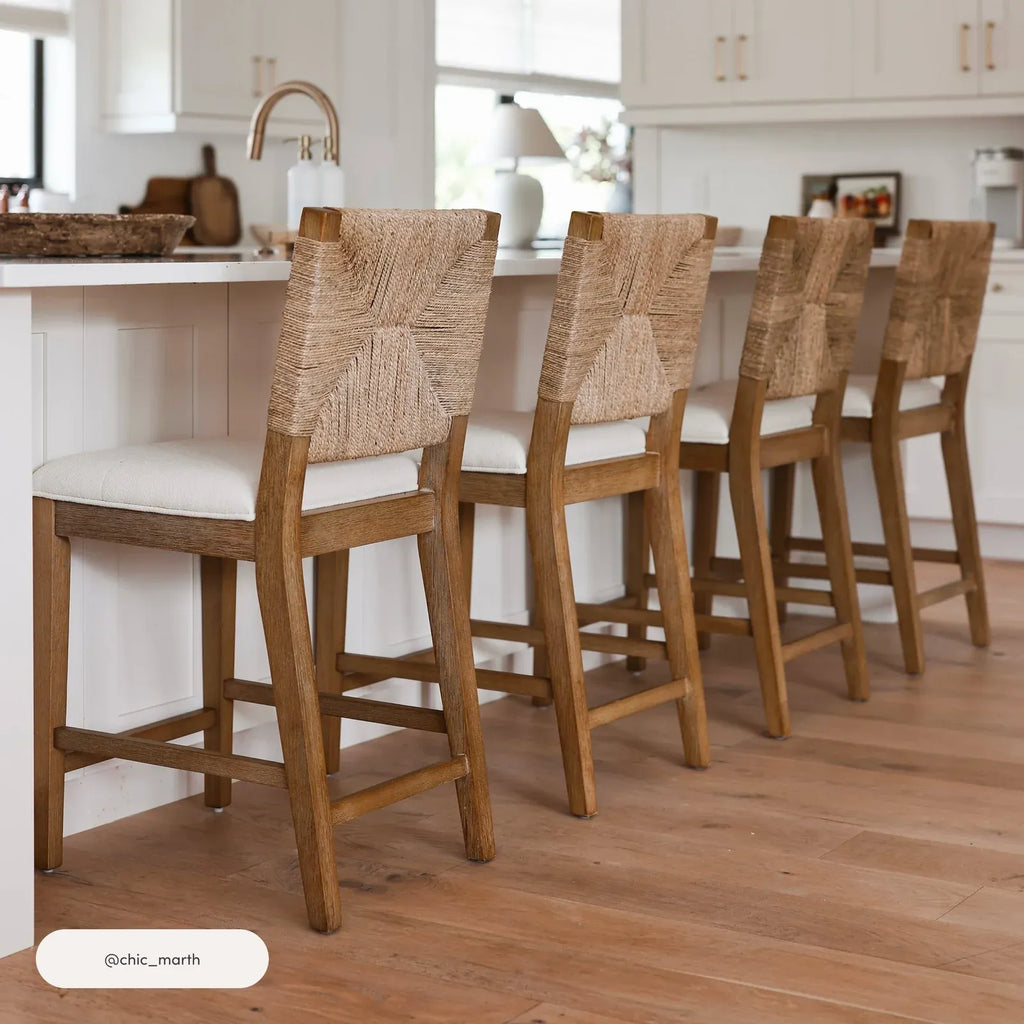 Coastal Modern Counter Stool