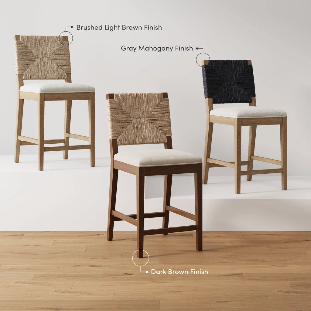 Coastal Modern Counter Stool