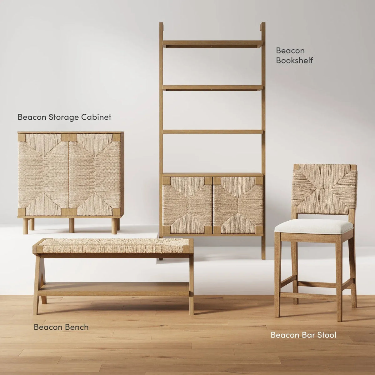 Coastal Modern Counter Stool