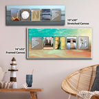 Coastal Name Art Canvas Print