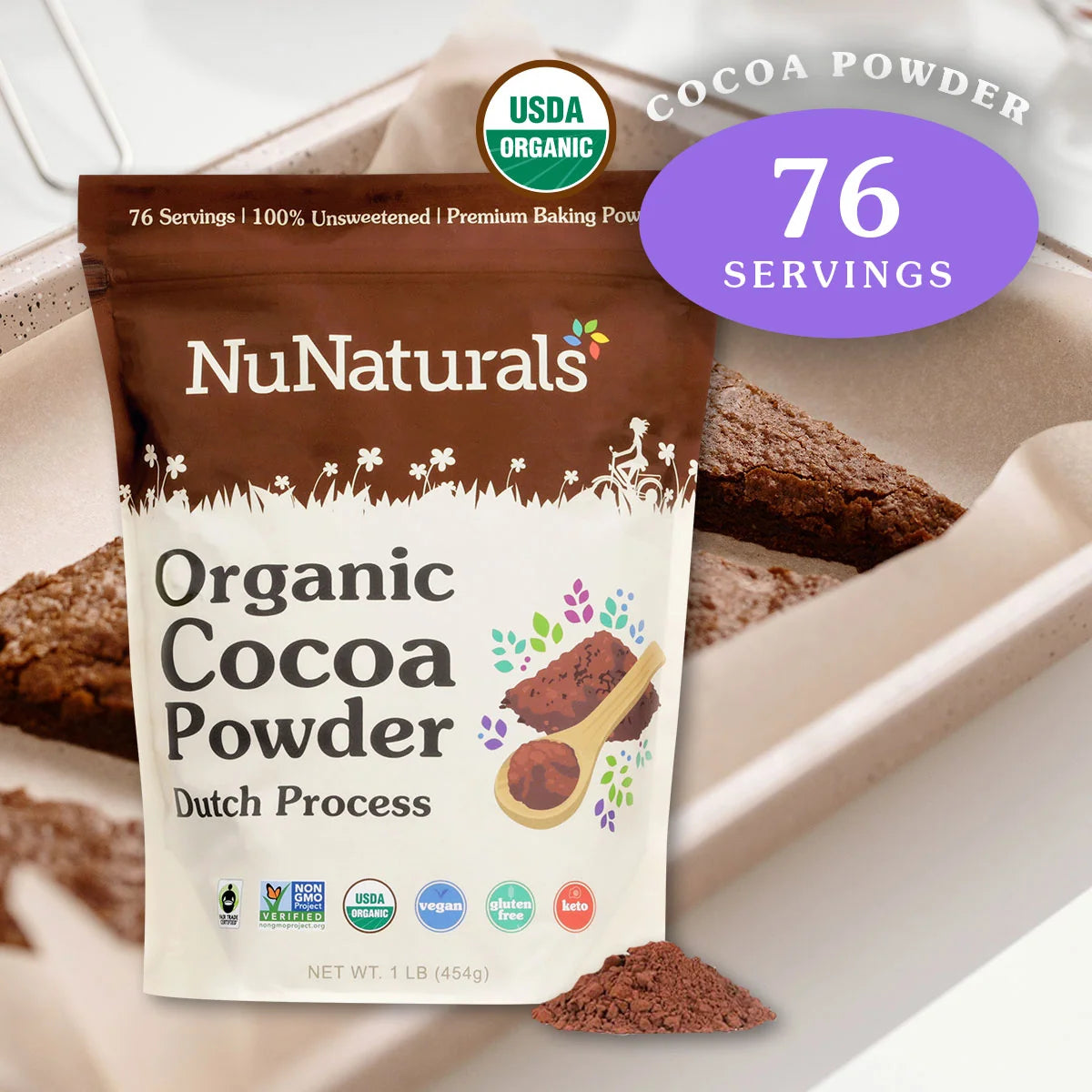 Cocoa Powder, Organic Dutch-Processed Cocoa