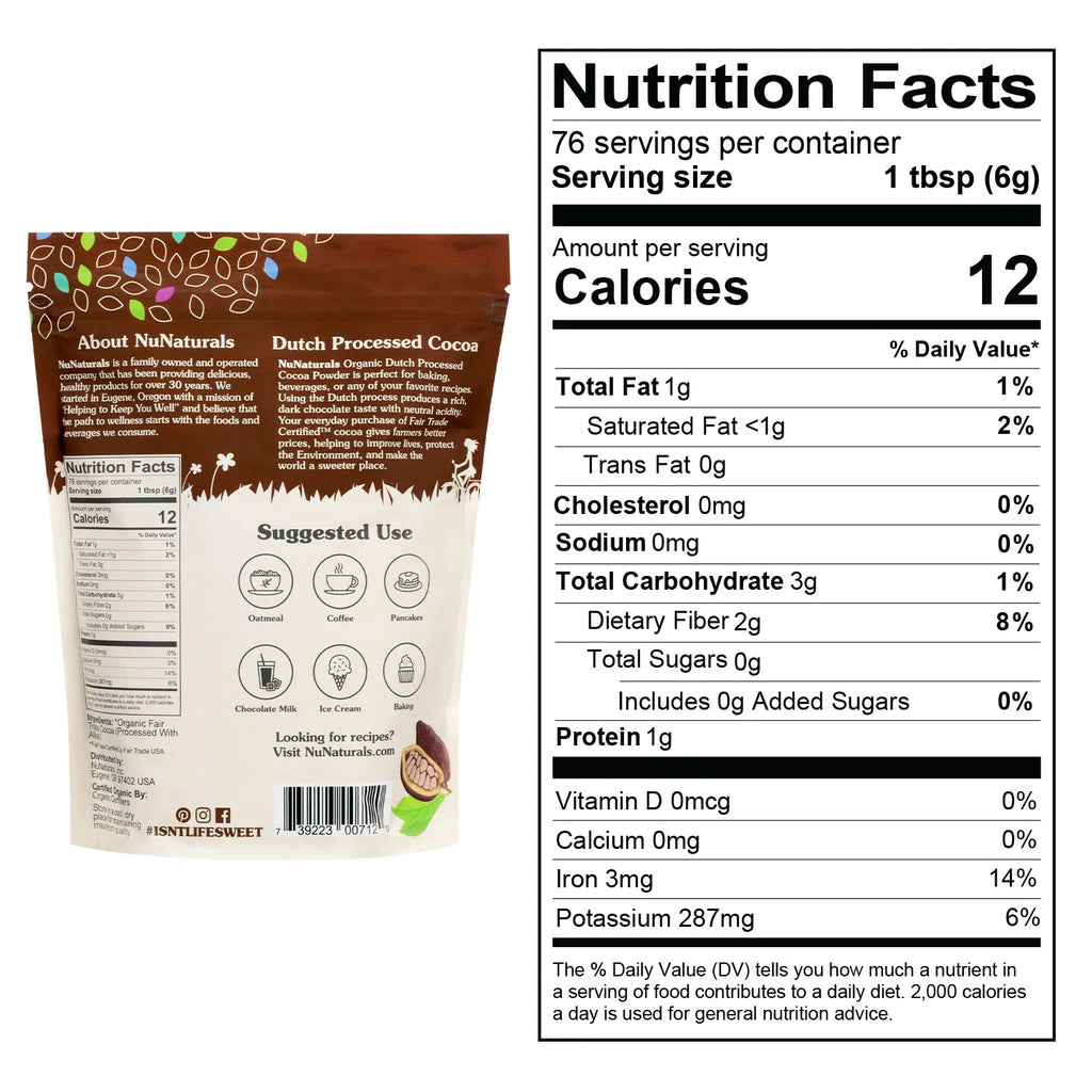Cocoa Powder, Organic Dutch-Processed Cocoa