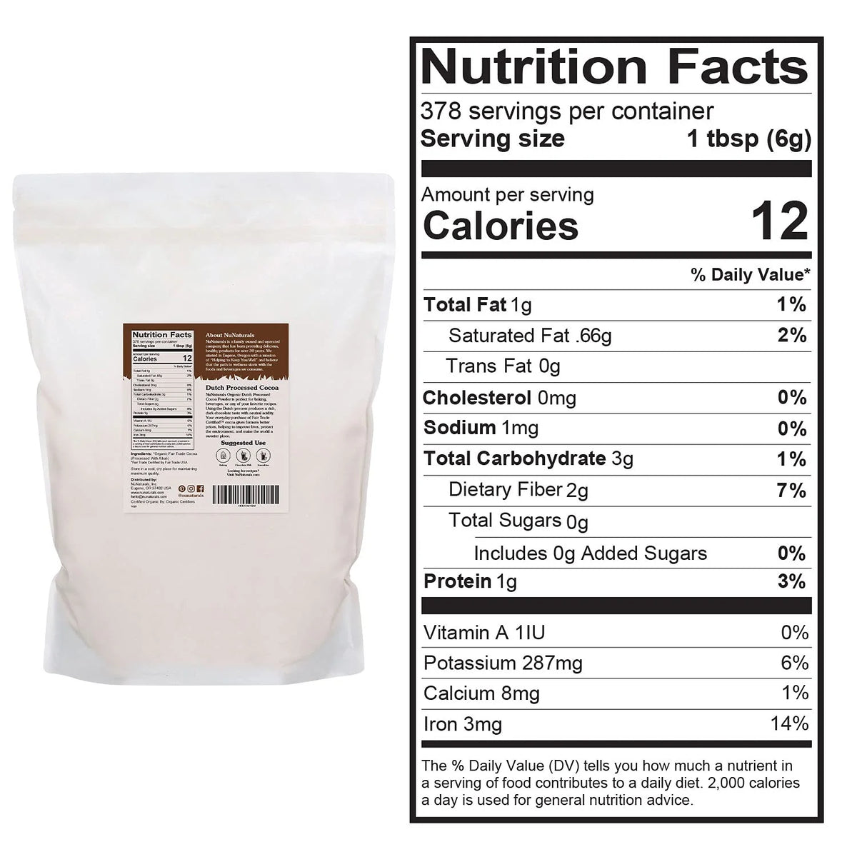 Cocoa Powder, Organic Dutch-Processed Cocoa