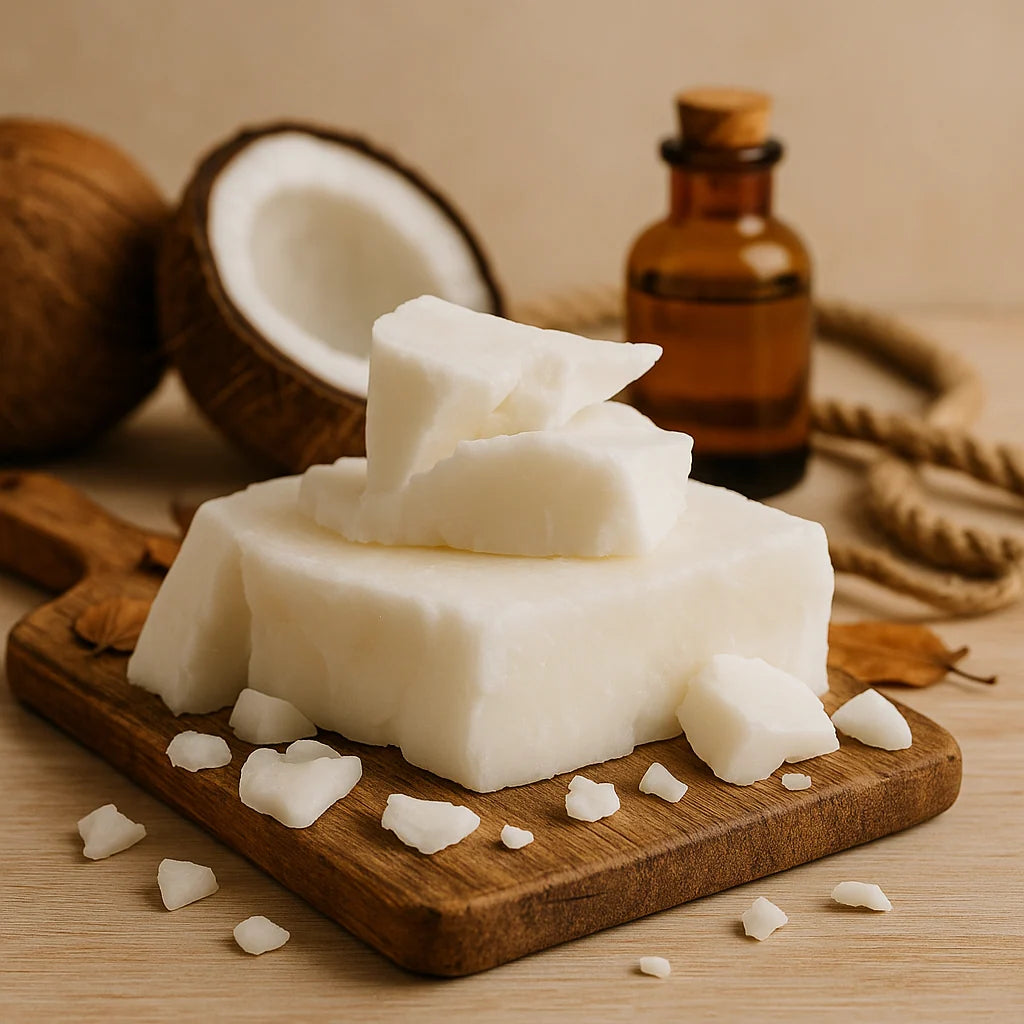 Coconut Apricot Candle Wax in an 11 lb Soft Slab, 11lbs Slab (176oz)