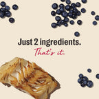 Cod Crisps Blueberry Dog Treats, Two-Ingredient Crunchy Rewards for Medium to Large Dogs, 3 oz