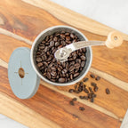 Coffee and Spice Grinder Lid for Mason Jars with Adjustable Ceramic Grinding for Camping and Cabin Use