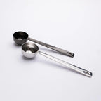 Coffee Measuring Spoon, 15 ml Metal Scoop for Espresso Brewing in Black or Silver · 15 ml capacity