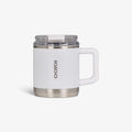 Coffee Mug in 15 oz Stainless Steel, White