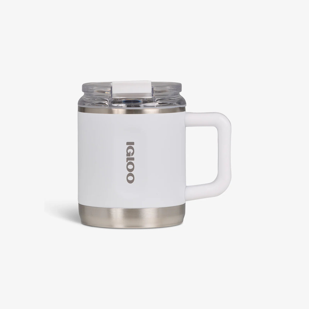 Coffee Mug in 15 oz Stainless Steel, White