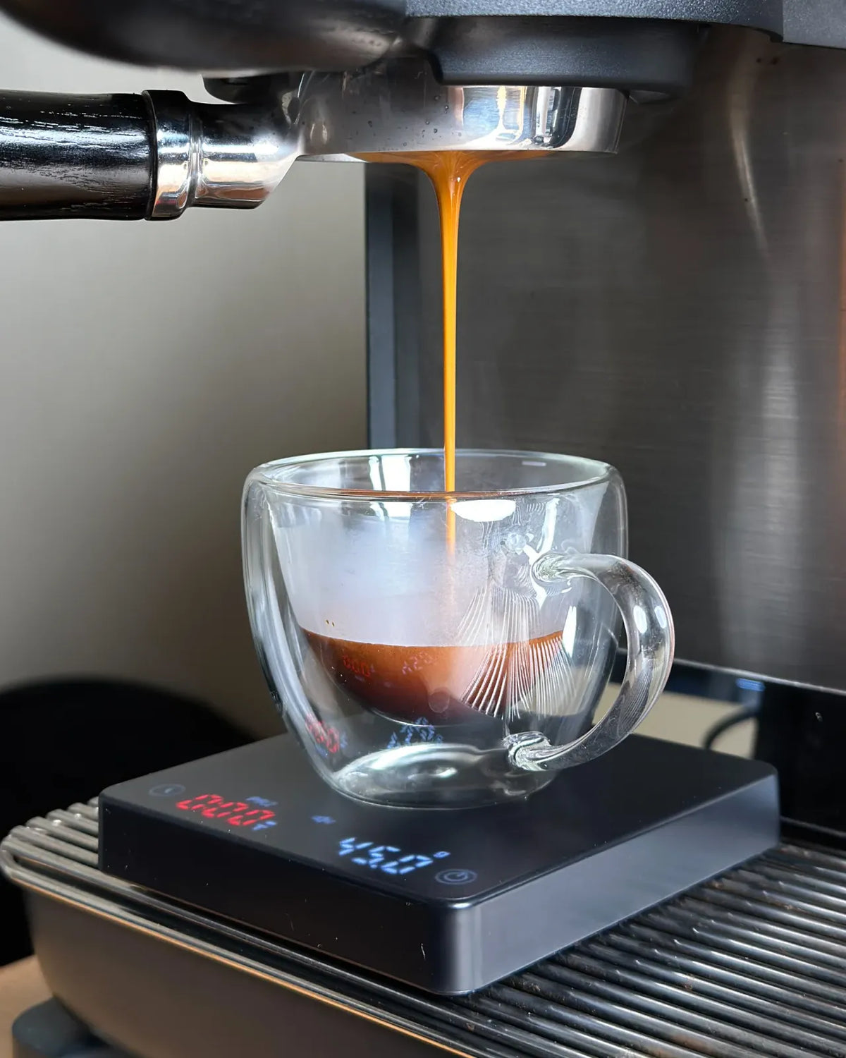 Coffee Scale with Timer, 0.1 g Precision, 3 lb Capacity, Espresso and Pour-Over Brewing Modes