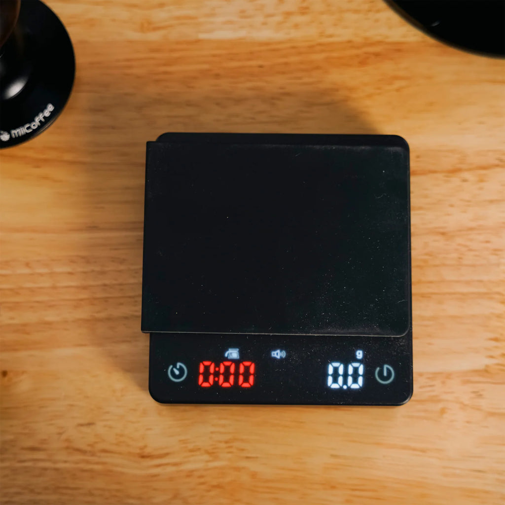 Coffee Scale with Timer, 0.1 g Precision, 3 lb Capacity, Espresso and Pour-Over Brewing Modes