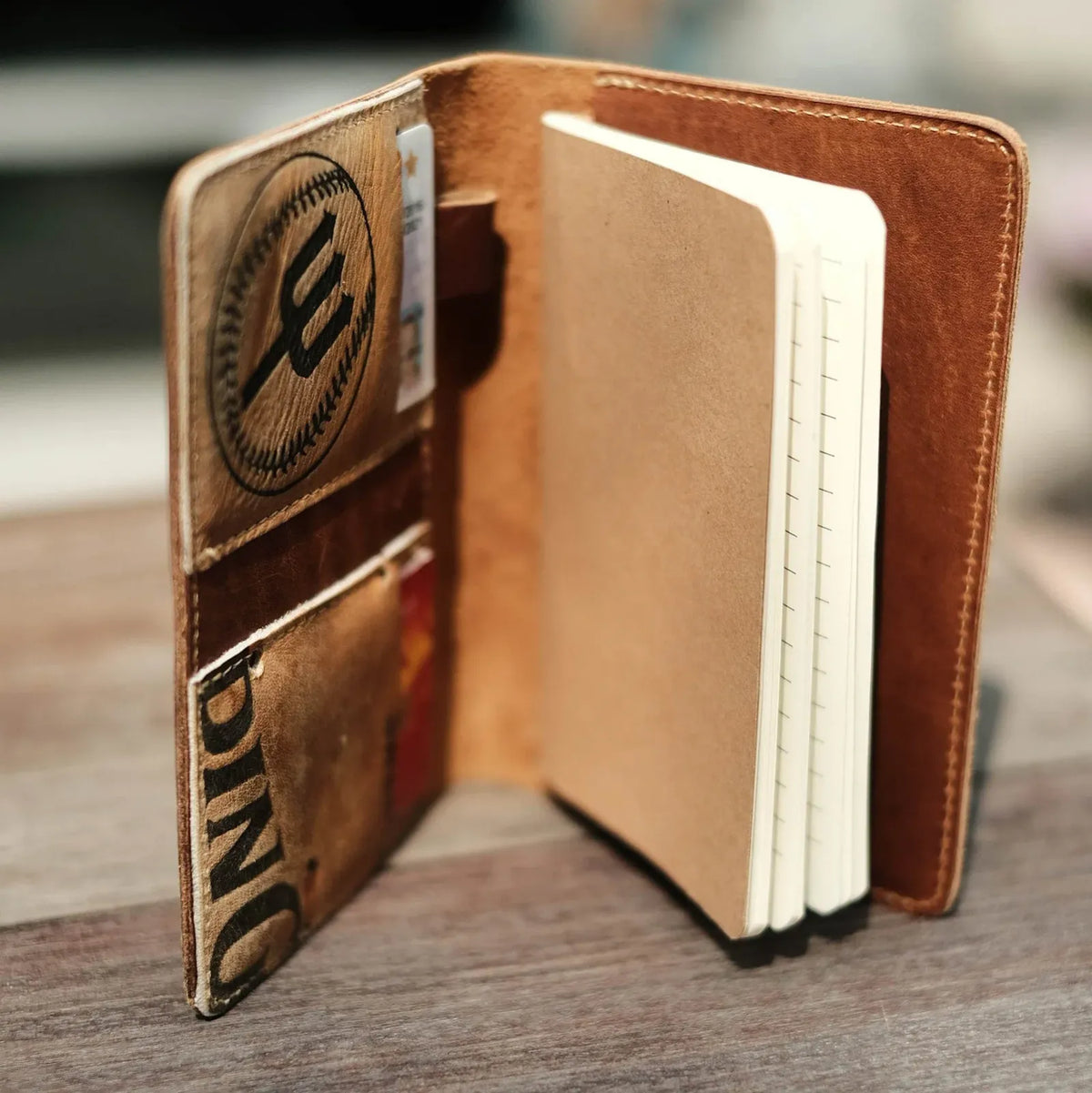 Cognac Full-Grain Leather Journal Cover