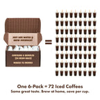 Cold Brew Coffee Bags 6-Pack with Decaf or Half-Caf for Easy Overnight Brewing at Home · Six bundles, four 2 oz bean bags