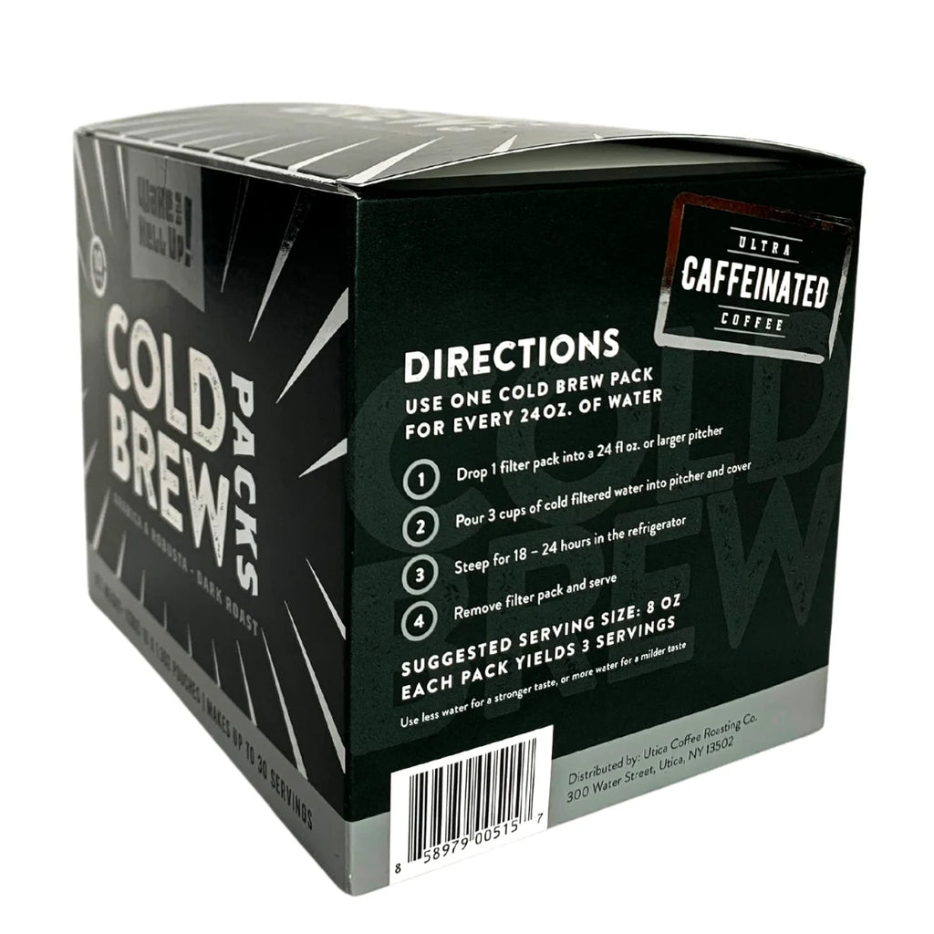 Cold Brew Coffee Pouches with Pre-Measured 1.3 oz Packets for Easy Home Brewing and Nearly a Gallon of Coffee