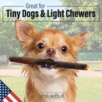 Collagen Sticks for Dogs, 6-Inch Extra-Thin Beef Chews, 100-Count Bulk Pack for Small Dogs