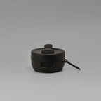 Collapsible Coffee Cup in Black for Coffee Stops on Dog Walks, 450ml Capacity and Compact Silicone Design