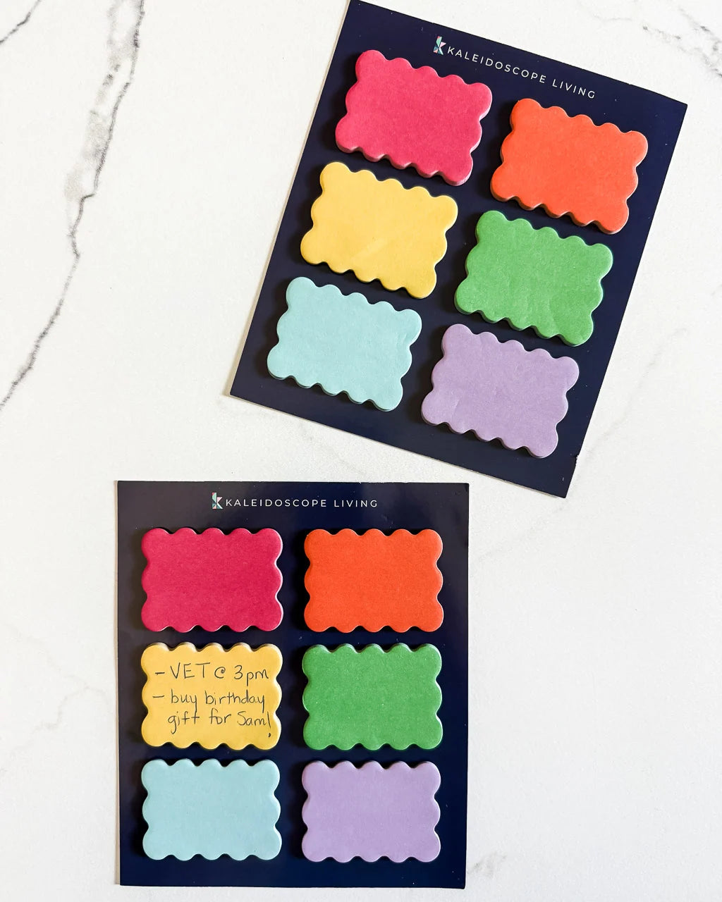 Colorful Scalloped Sticky Notes, 150 Rainbow Paper Notes for Calendars, Ideas, Sweet Messages and Daily Reminders