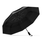Compact Black Travel Umbrella