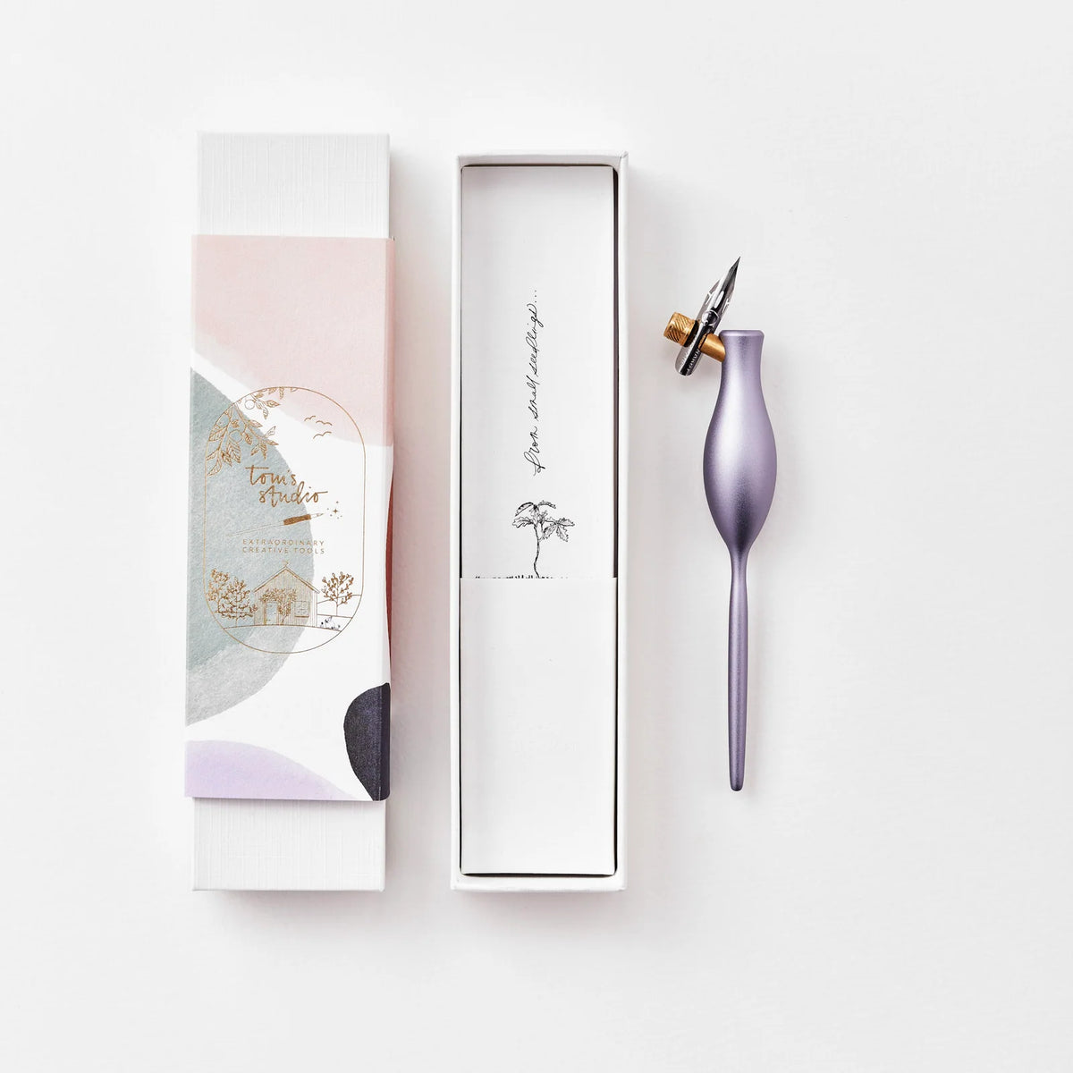 Compact Calligraphy Pen Holder