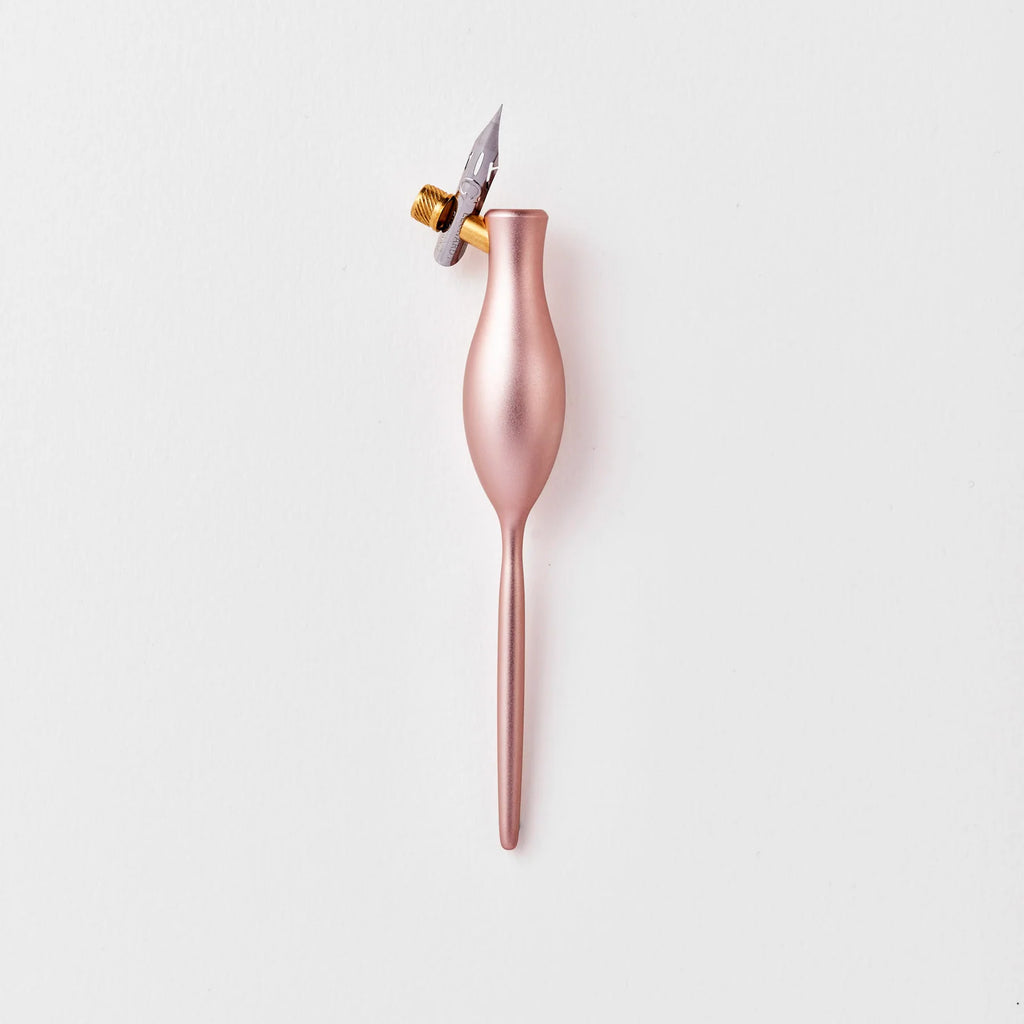 Compact Calligraphy Pen Holder, Pink Lemonade