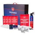 Complete Fire Safety Kit for Home Emergency Preparedness and Kitchen Fire Response · Complete fire protection tool set