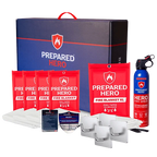 Complete Fire Safety Kit for Home Emergency Preparedness and Kitchen Fire Response · Complete fire protection tool set
